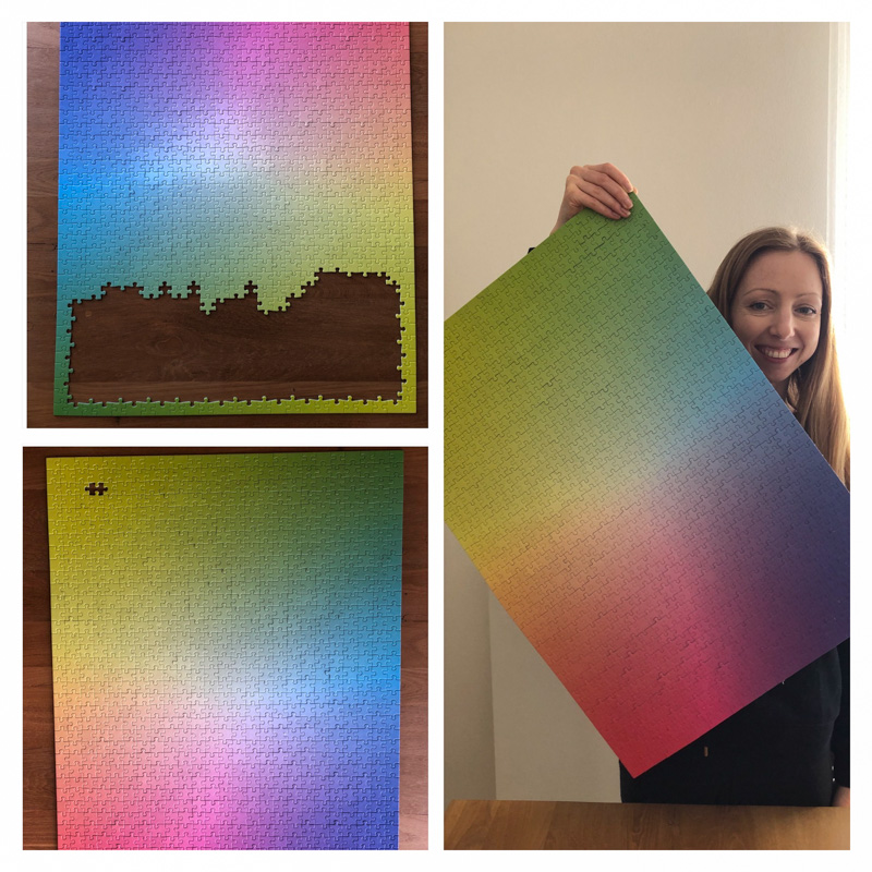 Jigsaw puzzle progress: Gradient by Cloudberries